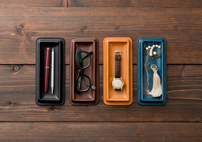 colm Leather Tray M