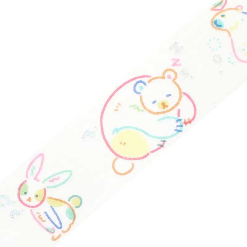 BGM Foil Washi Tape - Life Series - Color Zoo