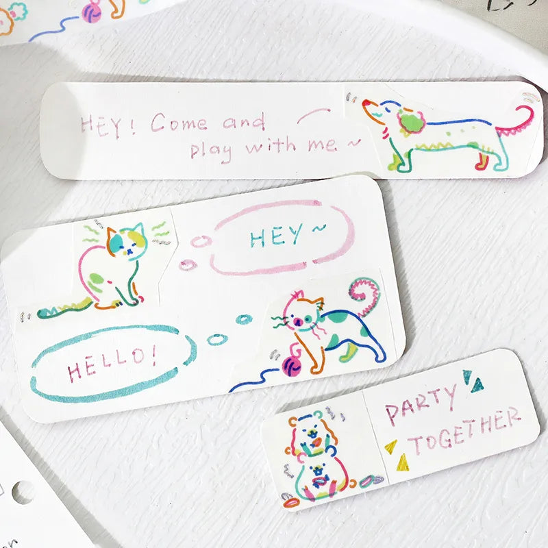 BGM Foil Washi Tape - Life Series - Color Zoo