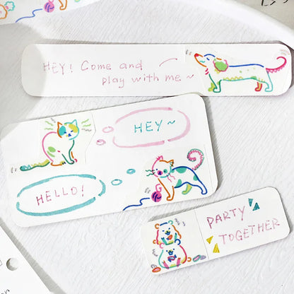 BGM Foil Washi Tape - Life Series - Color Zoo
