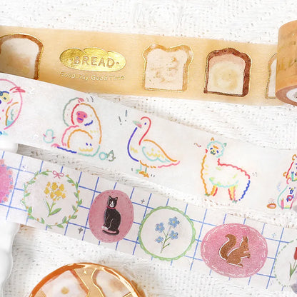 BGM Foil Washi Tape - Life Series - Color Zoo