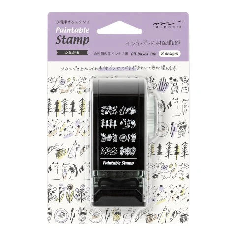 Midori Paintable Rotating Stamp Dial - Connection