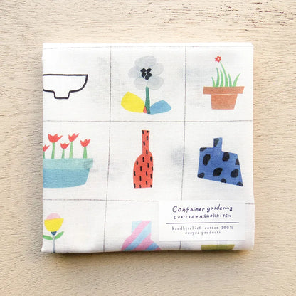 Cozyca x Subikiawa - Handkerchief - Container Garden