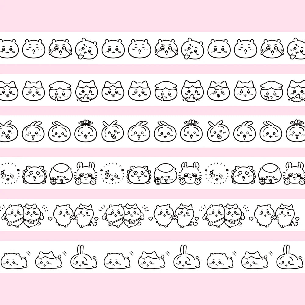 Kamio Coro-Re Rolling Stamp - Chiikawa Series - Chiikawa & Hachiware