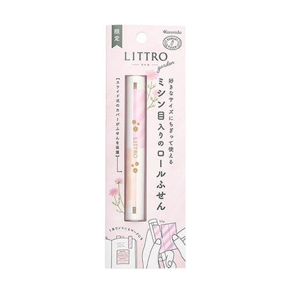 Kanmido LITTRO Roll Sticky Notes - Garden Limited Edition - Cosmos
