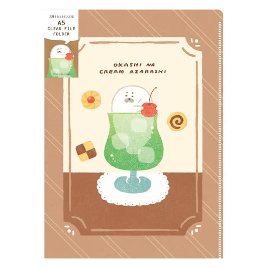 Furukawashiko A5 Clear File - Sweets Animal Workshop Vol. 3 - Cream Seal