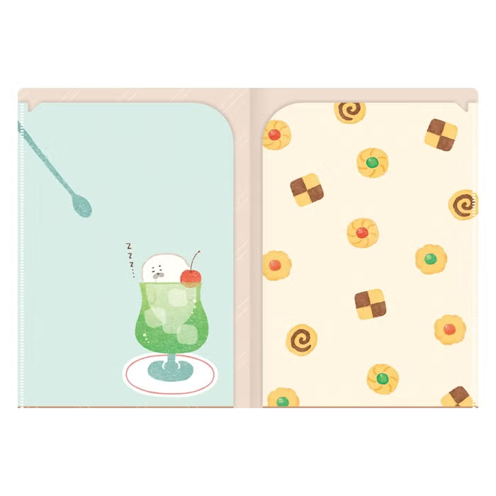Furukawashiko A5 Clear File - Sweets Animal Workshop Vol. 3 - Cream Seal