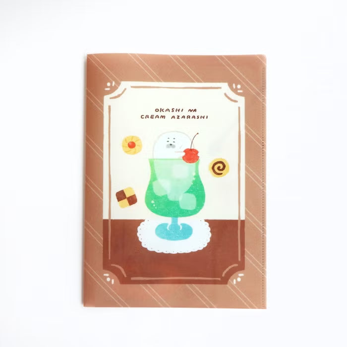 Furukawashiko A5 Clear File - Sweets Animal Workshop Vol. 3 - Cream Seal