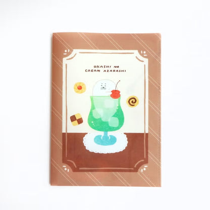 Furukawashiko A5 Clear File - Sweets Animal Workshop Vol. 3 - Cream Seal