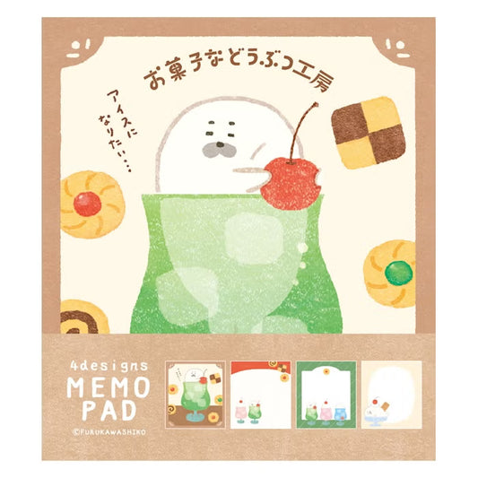 Furukawashiko Memo Pad - Sweets Animal Workshop Vol. 3 - Cream Seal