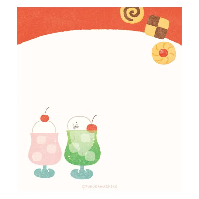 Furukawashiko Memo Pad - Sweets Animal Workshop Vol. 3 - Cream Seal