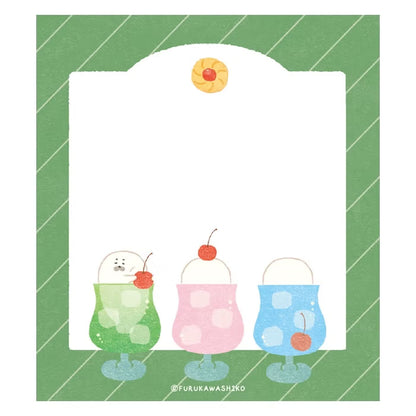 Furukawashiko Memo Pad - Sweets Animal Workshop Vol. 3 - Cream Seal