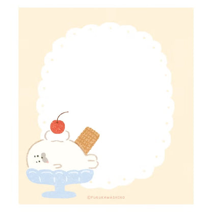 Furukawashiko Memo Pad - Sweets Animal Workshop Vol. 3 - Cream Seal