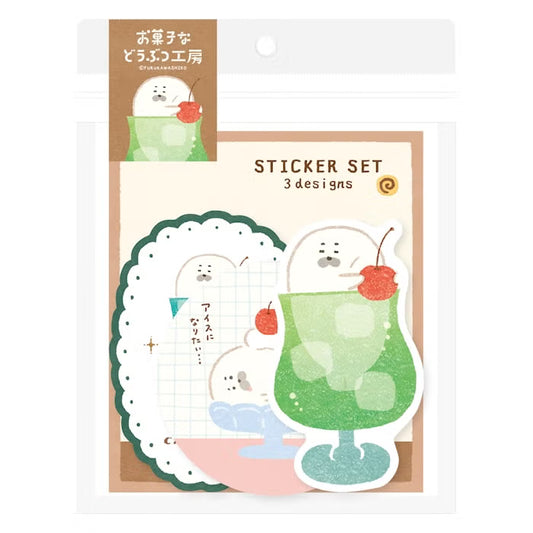 Furukawashiko Sticker Set - Sweets Animal Workshop Vol. 3 - Cream Seal