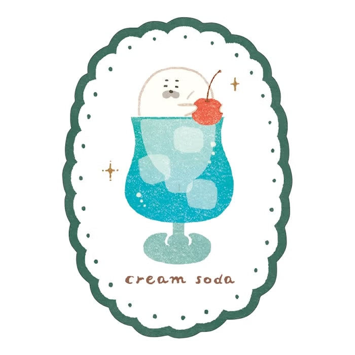 Furukawashiko Sticker Set - Sweets Animal Workshop Vol. 3 - Cream Seal