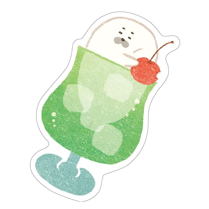Furukawashiko Sticker Set - Sweets Animal Workshop Vol. 3 - Cream Seal
