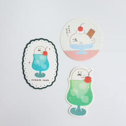 Furukawashiko Sticker Set - Sweets Animal Workshop Vol. 3 - Cream Seal