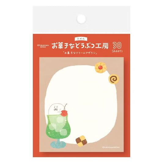 Furukawashiko Sticky Notes - Sweets Animal Workshop Vol. 3 - Cream Seal