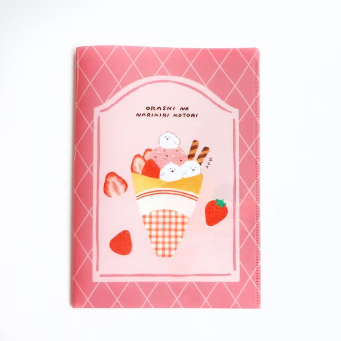Furukawashiko A5 Clear File - Sweets Animal Workshop Vol. 3 - Crepe Kotori