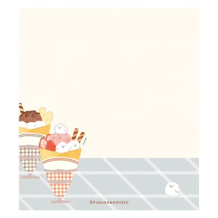 Furukawashiko Memo Pad - Sweets Animal Workshop Vol. 3 - Crepe Kotori