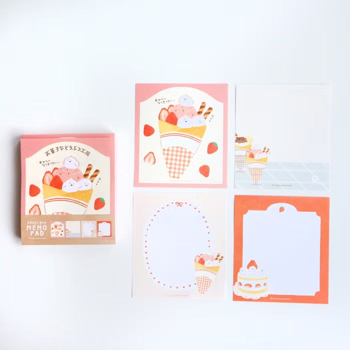 Furukawashiko Memo Pad - Sweets Animal Workshop Vol. 3 - Crepe Kotori