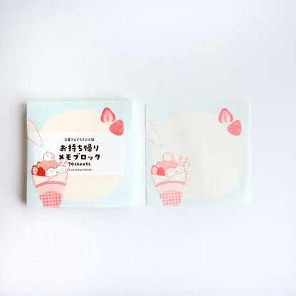 Furukawashiko Memo Block - Sweets Animal Workshop Vol. 3 - Crepe Kotori