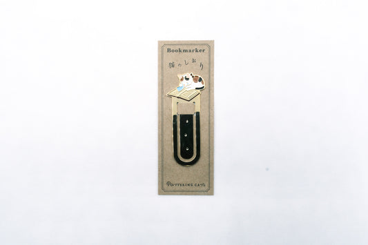 Pottering Cat Bookmark - Cry