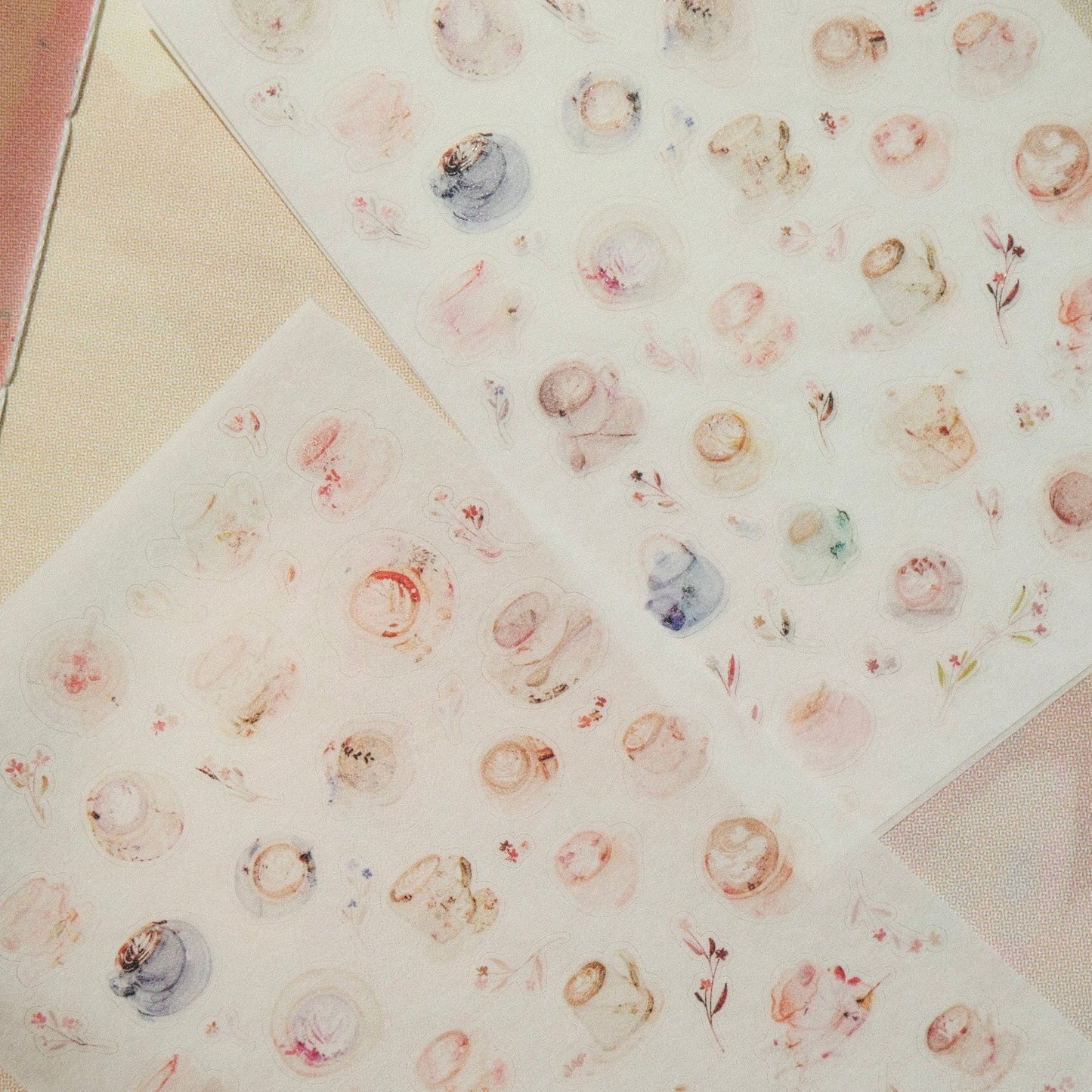 mikan manta - Sticker Sheet - Cup of Joy