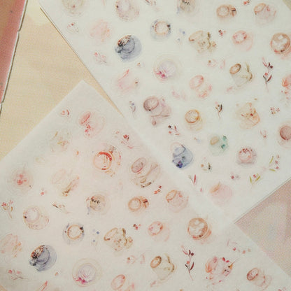 mikan manta - Sticker Sheet - Cup of Joy