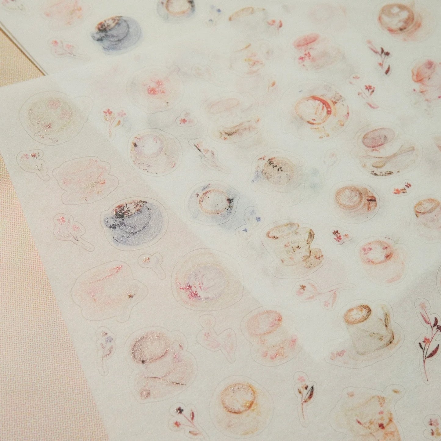 mikan manta - Sticker Sheet - Cup of Joy