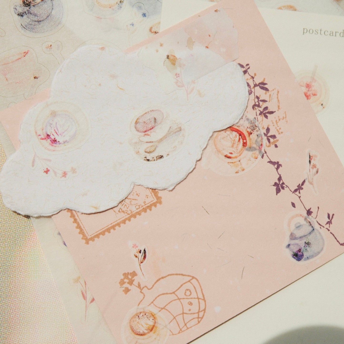mikan manta - Sticker Sheet - Cup of Joy