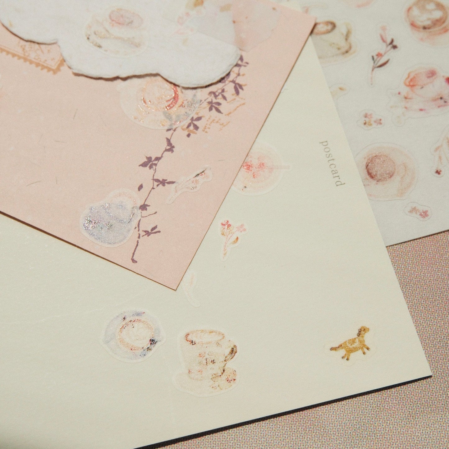mikan manta - Sticker Sheet - Cup of Joy