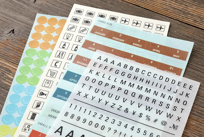 TRAVELER's Notebook 2027 - Customized Sticker Set