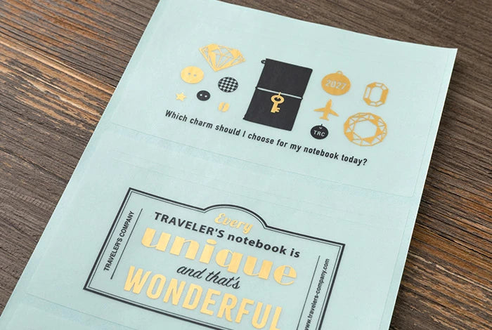 TRAVELER's Notebook 2027 - Customized Sticker Set
