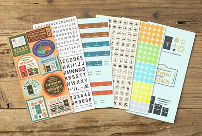 TRAVELER's Notebook 2027 - Customized Sticker Set