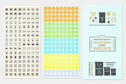 TRAVELER's Notebook 2027 - Customized Sticker Set