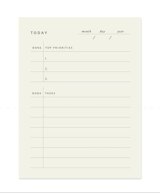 Ramona & Ruth - To Do Today Block Notepad