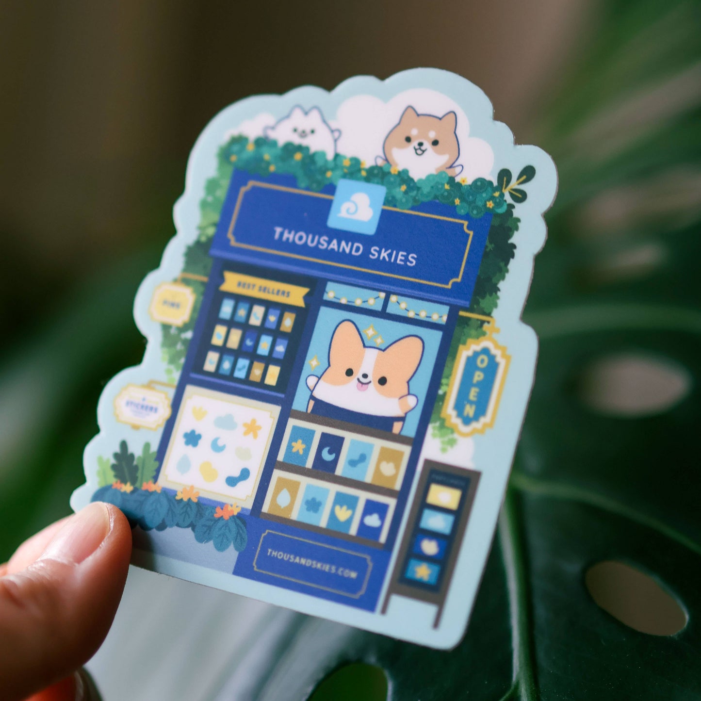Thousand Skies - Little Kiosk Vinyl Sticker