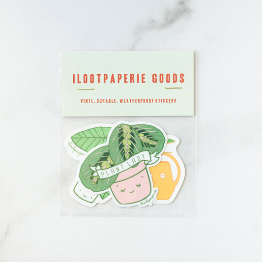 ILOOTPAPERIE - Plant Lady Sticker Pack