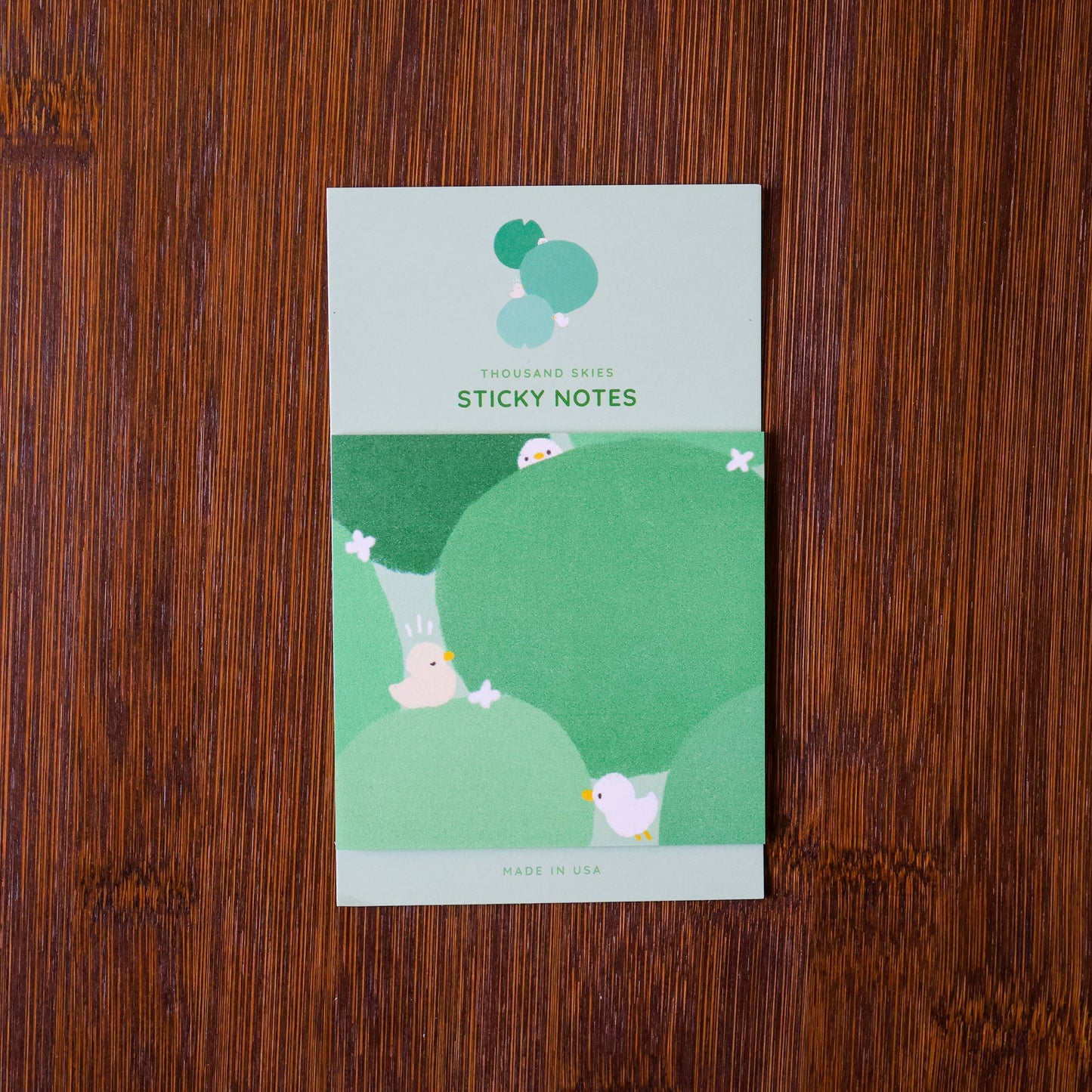 Thousand Skies - Sticky Notes - Duckies in Green Pads
