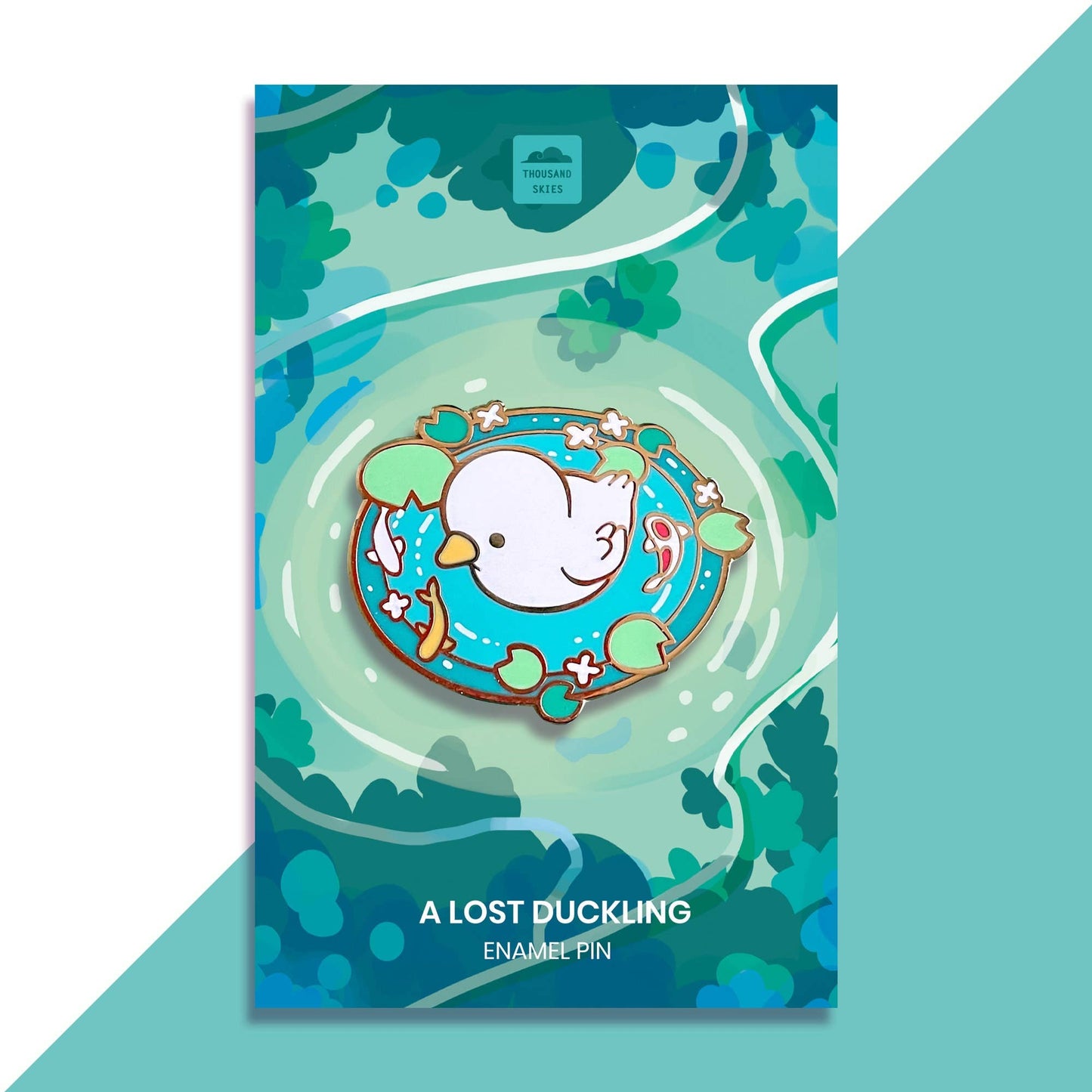 Thousand Skies - Enamel Pin - Fairy Tale - A Lost Duckling