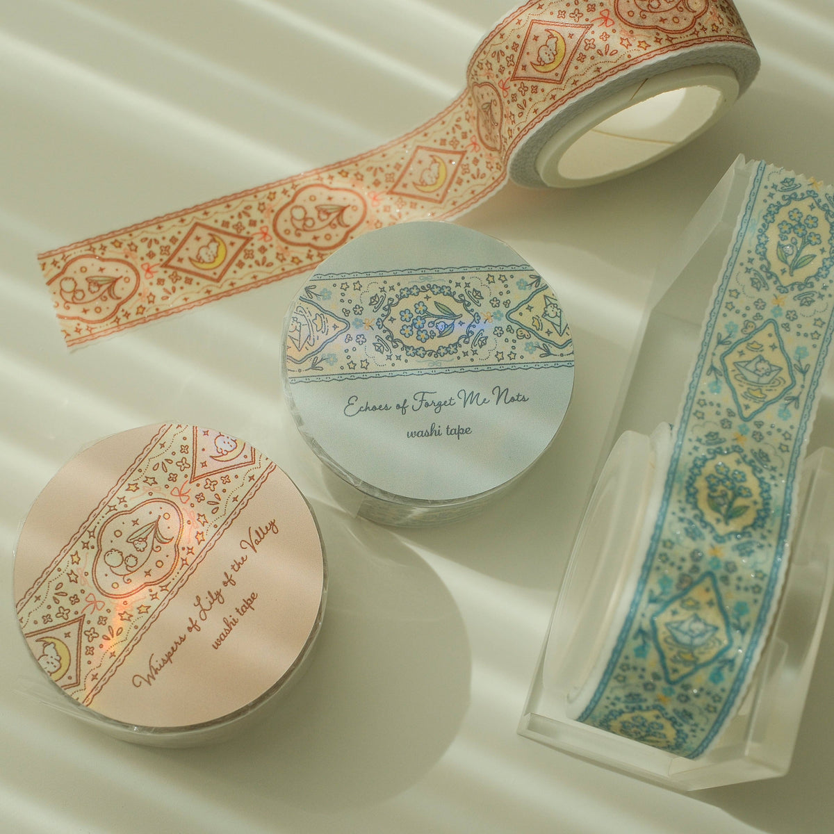 2jingis2jing - Glitter Washi Tape - Echoes of Forget Me Nots