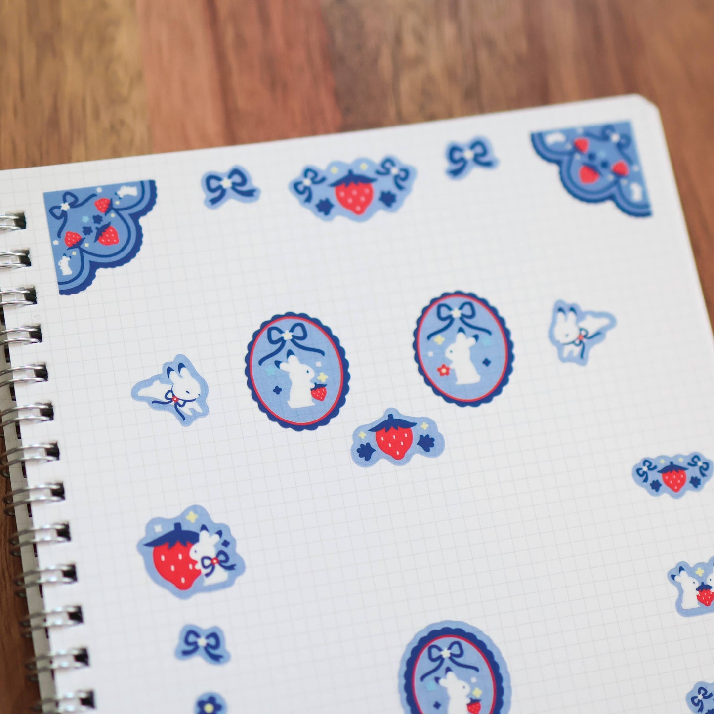 Thousand Skies - Clear Sticker Sheet - Strawberry Medley