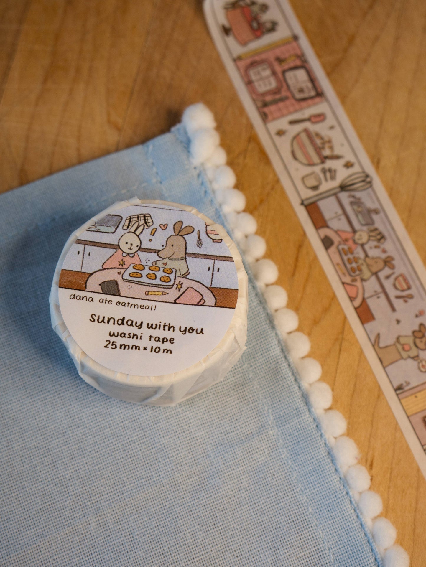 dana ate oatmeal! - Sunday with You Washi Tape