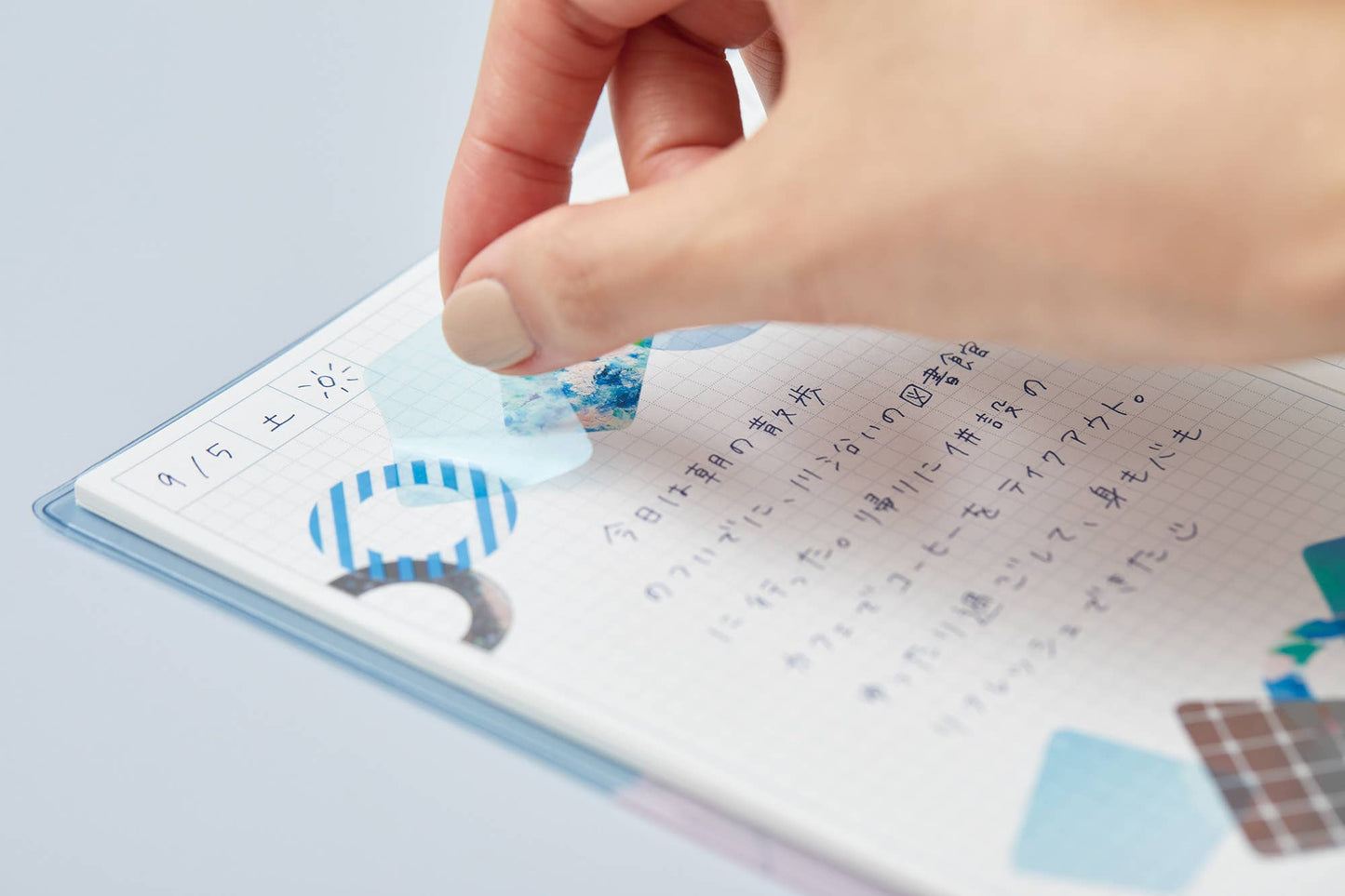 King Jim Coffret Roll Stickers - Lilac Pink