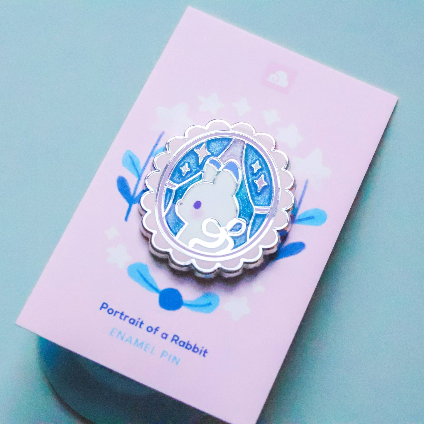 Thousand Skies - Enamel Pin - Portrait of a Rabbit