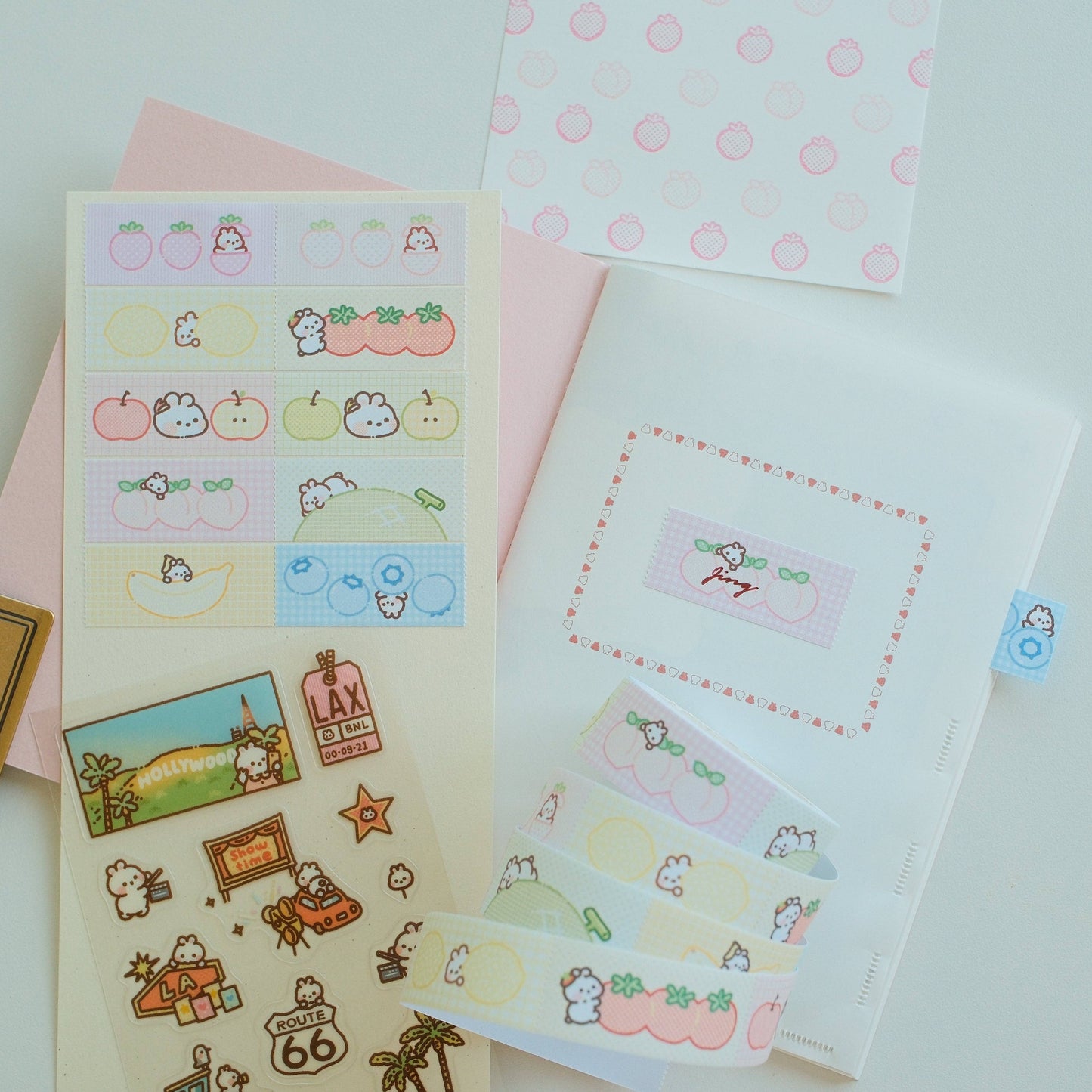 2jingis2jing - Fruity Bunnie Writable Tape Roll