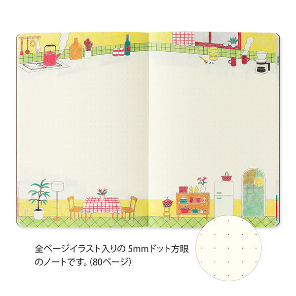 Midori Yuru Log Notebook - B6 - Daily Life