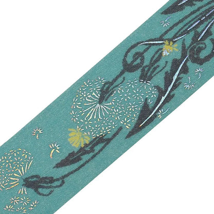 BGM Foil Washi Tape - Flower & Grass Series - Dandelion