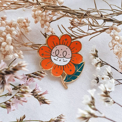 Lovesoup Enamel Pin - Flower Pepper